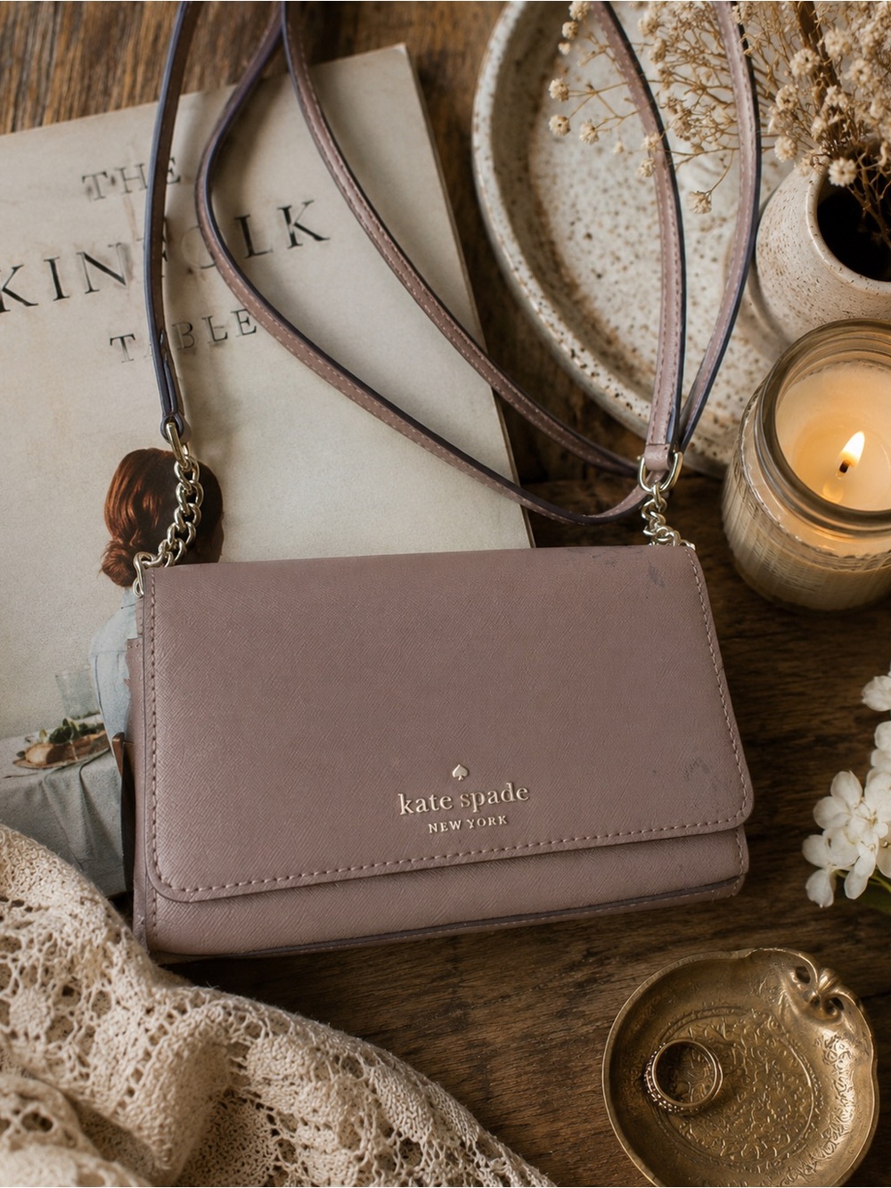 Kate Spade Saffiano Leather Crossbody - Project Purse As-Is
